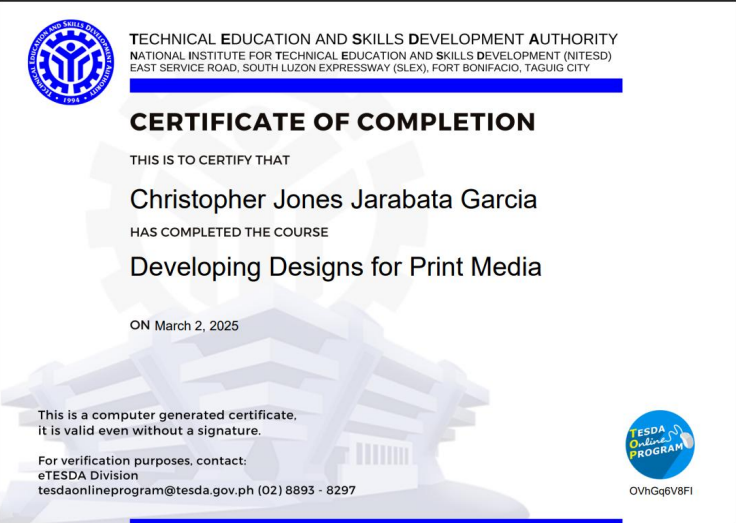 Certificate 2